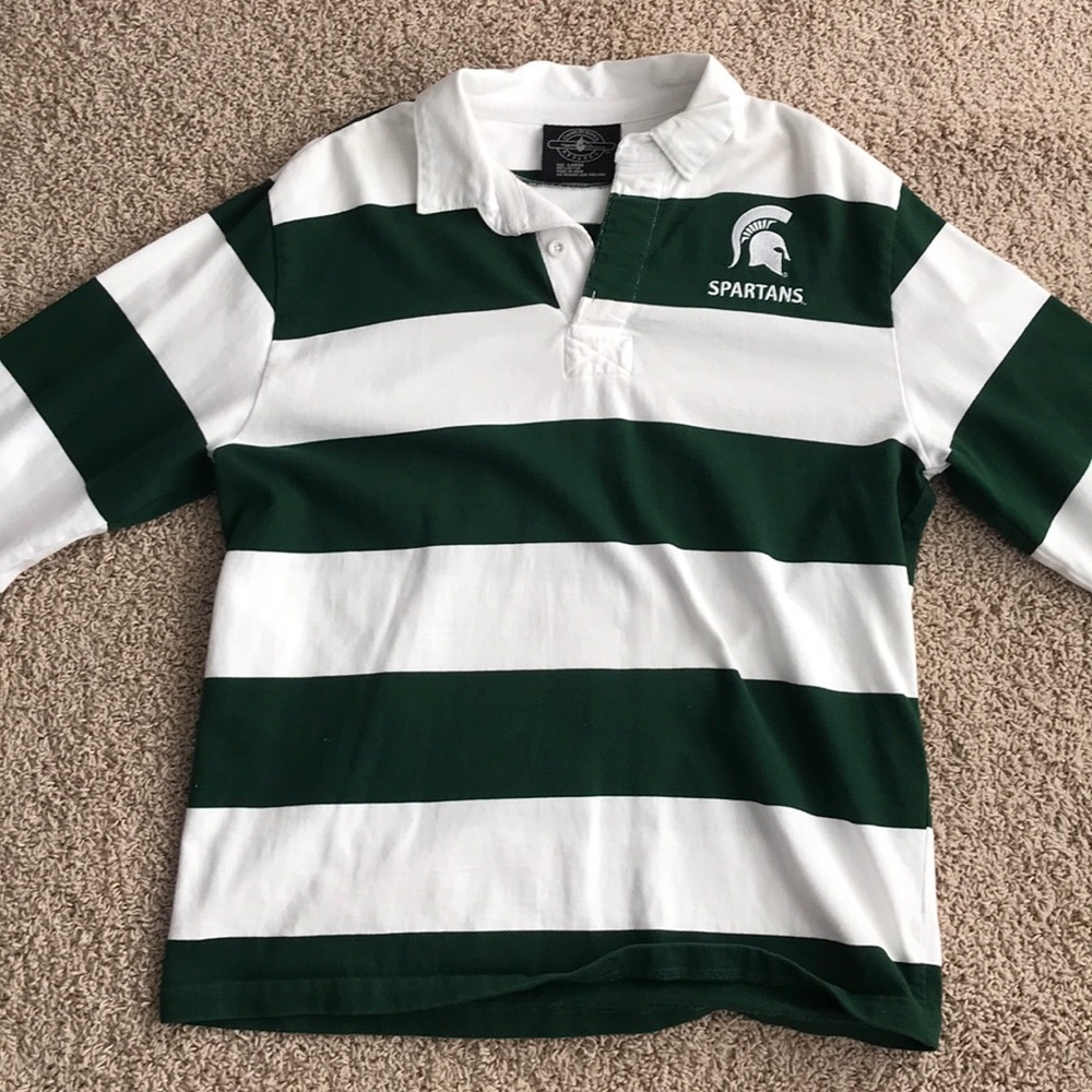 Michigan State Spartans Rugby Long Sleeve Shirt